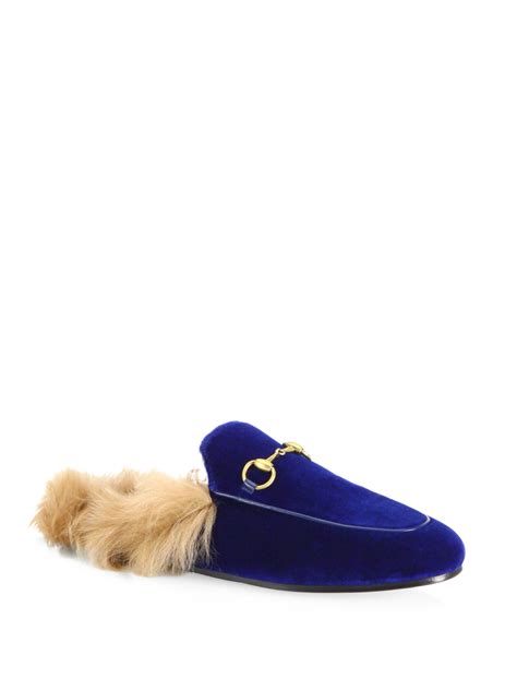 gucci fur shoes style size 12|gucci velvet mules with fur.